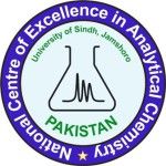 Logotipo de la National Centre of Excellence in Analytical Chemistry University of Sindh
