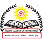 Logotipo de la Alpha College of Engineering