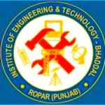Logo de Institute of Engineering and Technology Bhaddal