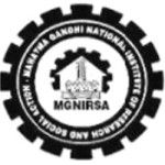 Mahatma Gandhi National Institute of Research and Social Action logo