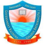 Logotipo de la Government Rajindra College Bathinda