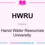 Logotipo de la Hanoi Water Resources University