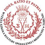 Логотип College of Social and Media Studies in Toruń